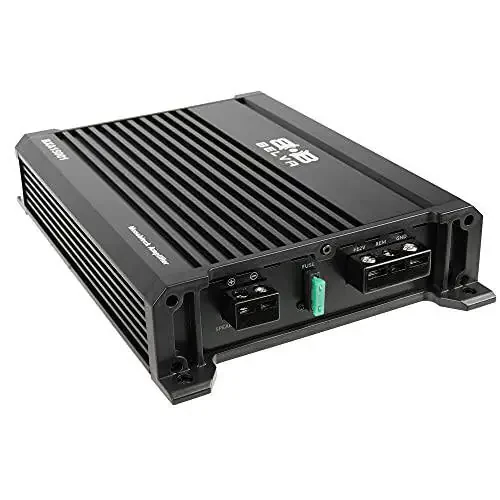 Belva BXA15001 1500W Peak BX-Series 2-OModazone Stable Class-A/B Monoblock Car Audio MOSFET Amplifier with Remote Subwoofer Level Control - 5