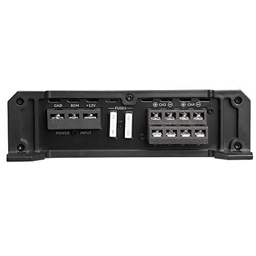 Belva BXA6404 640W Peak BX-Series 2-Ohm Stable Class-A/B 4-Channel Car Audio MOSFET Amplifier - 6