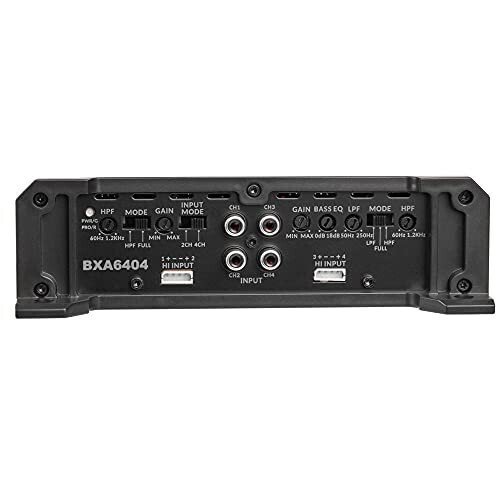 Belva BXA6404 640W Peak BX-Series 2-OModazone Stable Class-A/B 4-Channel Car Audio MOSFET Amplifier - 4
