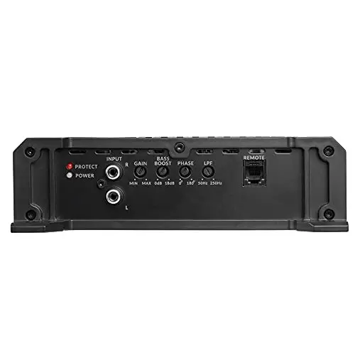 Belva BXD4K 4000W Peak BX-Series 1-OModazone Stable Class-D Monoblock Car Audio MOSFET Amplifier with Remote Subwoofer Level Control - 4