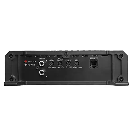Belva BXD4K 4000W Peak BX-Series 1-OModazone Stable Class-D Monoblock Car Audio MOSFET Amplifier with Remote Subwoofer Level Control - 4