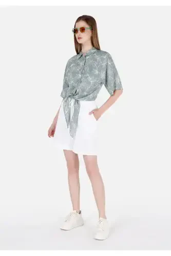 Белые женские шорты - 1