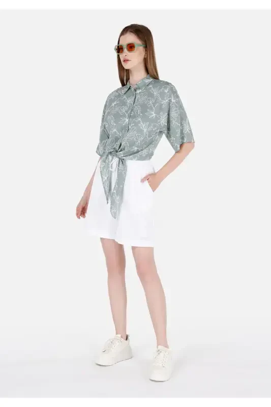 Белые женские шорты - 1