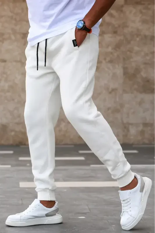 Белый базовый спортивный костюм 4210-Белый - 3