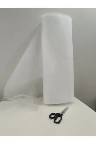 Белый Декоративный Тюль ,узел приданного Невеста Жених Помолвка Свадьба Кортеж Дверь Чемодан Подарок Украшение,100x300-Белый - 1