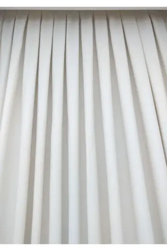 Белый Однотонный Фон Занавес, Прямой Пошив Без Складок, Экстрафор, Одно Полотно-Белый - 5