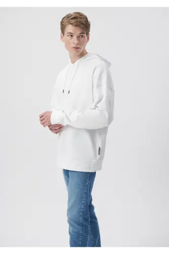 Белый худи Basic Sweatshirt 0610062-620 - Белый-620 