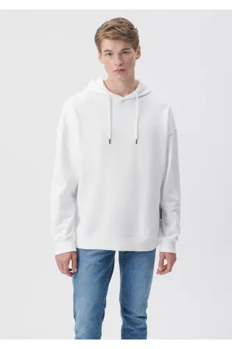Белый худи Basic Sweatshirt 0610062-620 - Белый-620 - 3
