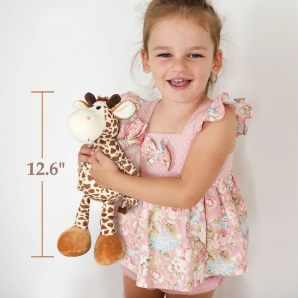 BenBen Giraffe Stuffed Animal, 12in Baby Giraffe Plush Toys Gift for Kids Boys Girl, Brown - BENBEN (1)