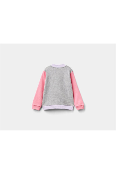 Benetton Baby Girl Sweatshirt Lilac 3J70G502U - 2