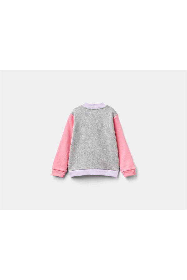 Benetton Qiz Bolalar uchun Sviter Lilac 3J70G502U - 2