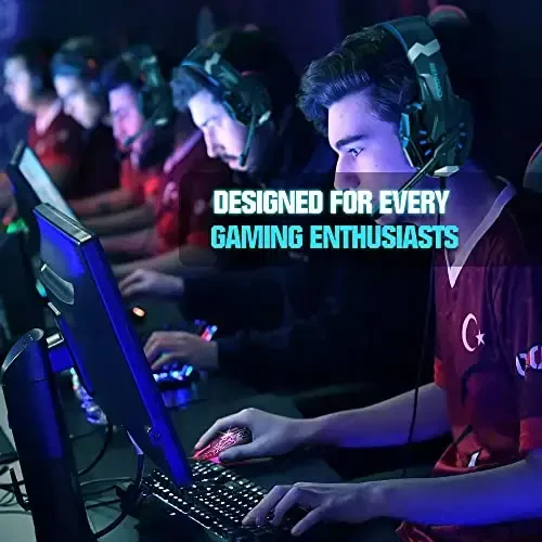 BENGOO Gaming Mouse Wired, Ergonomic Gamer Laptop PC USB Optical Computer Mice with RGB Backlit, 4 Adjustable DPI Up to 3600, 6 Programmable Buttons for Windows 7/8/10/XP Vista Linux -Black - 6