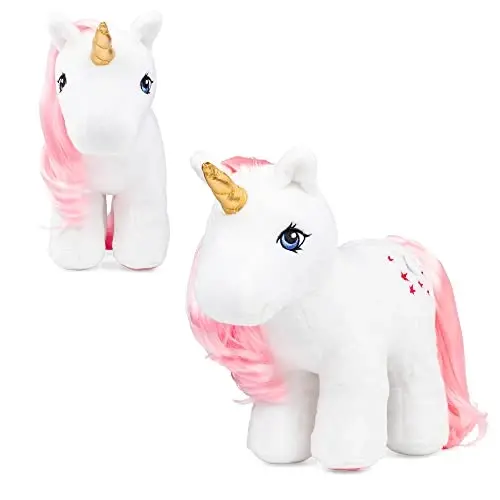 My Little Pony Unicorn and Pegasus Plush - Moondancer - Collector Plushie, Retro Stuffed Toy Animal, Kid, Toddler, Girl, boy, Mom, Birthday, Ages 3+ - 1