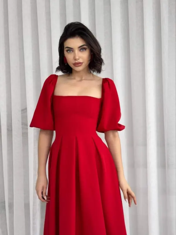 Benjamin Bell-Bottom Midi Dress - 1