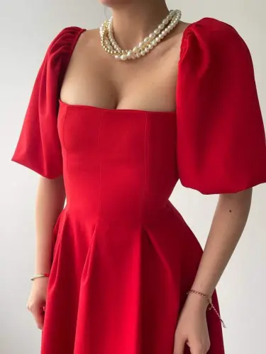 Benjamin Bell-Bottom Midi Dress - 10