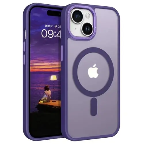 BENTOBEN для iPhone 15, чехол для iPhone15 с MagSafe, полупрозрачная матовая магнитная крышка, противоударный защитный чехол для девочек и женщин, милый чехол для iPhone 15 6.1