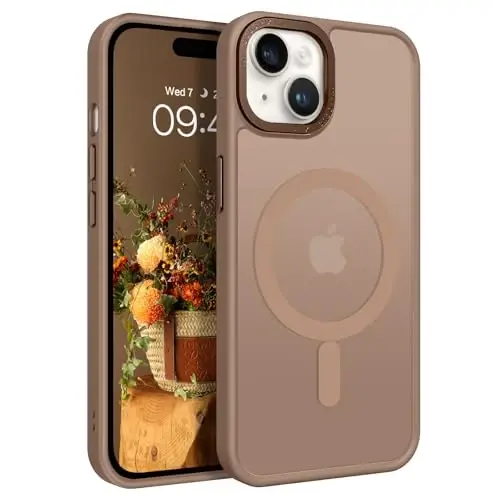 BENTOBEN for iPhone 15 Case, for iPhone15 Phone Case Compatible with MagSafe, Translucent Matte Magnetic Cover Shockproof Women Girl Protective Cute Case for iPhone 15 6.1