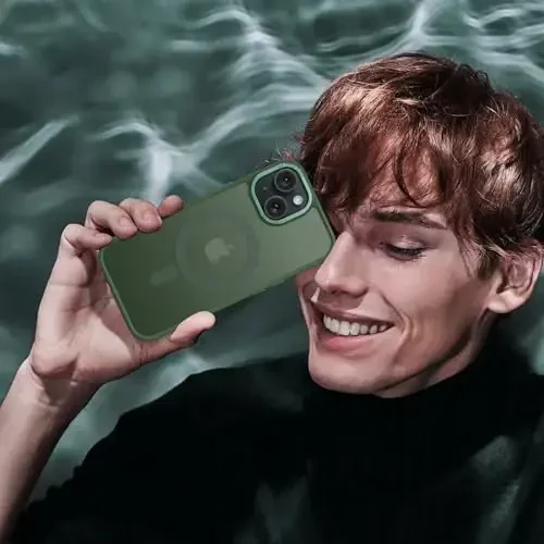 BENTOBEN for iPhone 15 Case, for iPhone15 Phone Case Compatible with MagSafe, Translucent Matte Magnetic Cover Shockproof Women Girl Protective Cute Case for iPhone 15 6.1