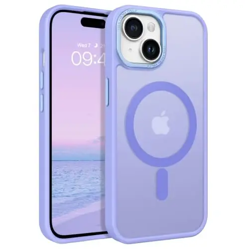 BENTOBEN for iPhone 15 Case, for iPhone15 Phone Case Compatible with MagSafe, Translucent Matte Magnetic Cover Shockproof Women Girl Protective Cute Case for iPhone 15 6.1