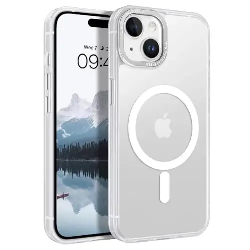 BENTOBEN for iPhone 15 Case, for iPhone15 Phone Case Compatible with MagSafe, Translucent Matte Magnetic Cover Shockproof Women Girl Protective Cute Case for iPhone 15 6.1