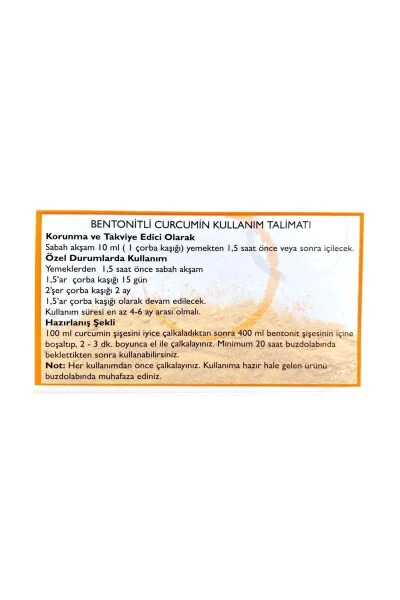 Bentonite Curcumin 500 ml - 5