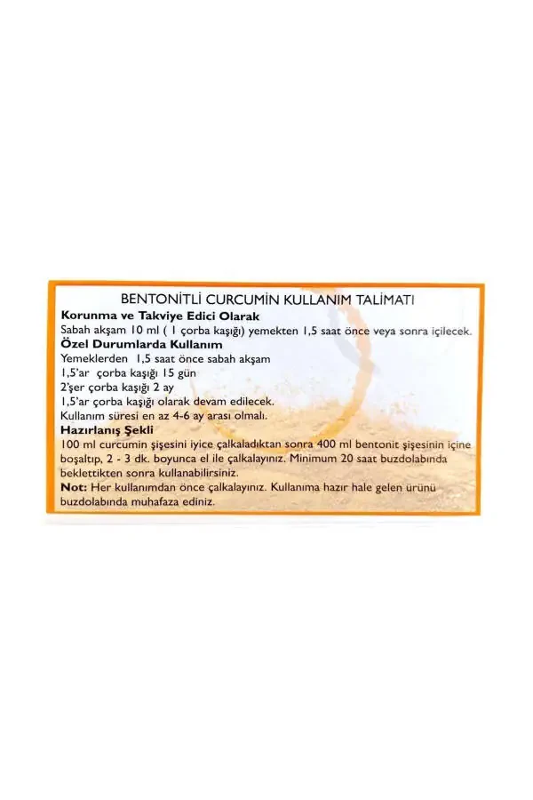 Bentonite Curcumin 500 ml - 5