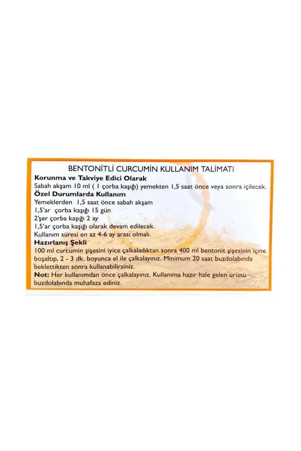 Bentonite Curcumin 500 ml - 11