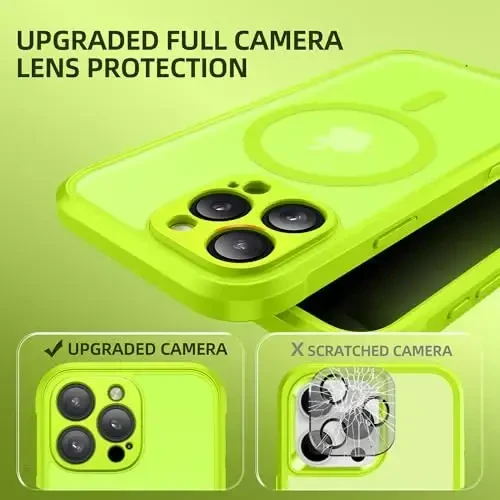 BERFY for iPhone 16 Pro Case, Compatible with MagSafe, Built-in Privacy Screen Protector and Camera Protection, Anti-Spy Full Body Shockproof Matte Phone Case for 16 Pro 6.3