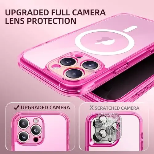 BERFY for iPhone 16 Pro Max Case, Compatible with MagSafe, Built-in Privacy Screen Protector, Camera Protection, Shockproof Full Body Phone Case 6.9