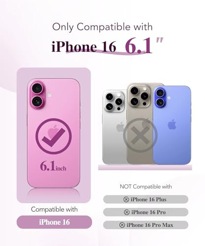 BERFY Magnetic for iPhone 16 Case, Compatible with Magsafe, Built-in 9H Tempered Glass Screen Protector & Upgraded Camera Protection, Full Body Plating Shockproof Phone Case for 16 6.1