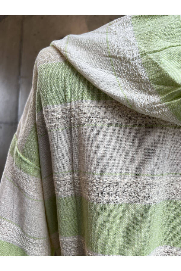 Bergamot Cotton Peshtemal Bathrobe - 5