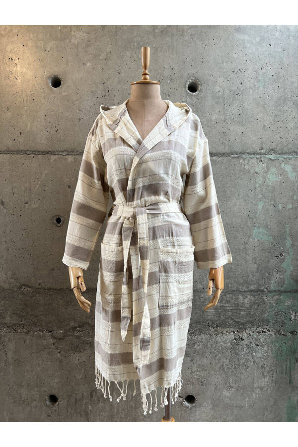 Bergamot Cotton Peshtemal Bathrobe - 1