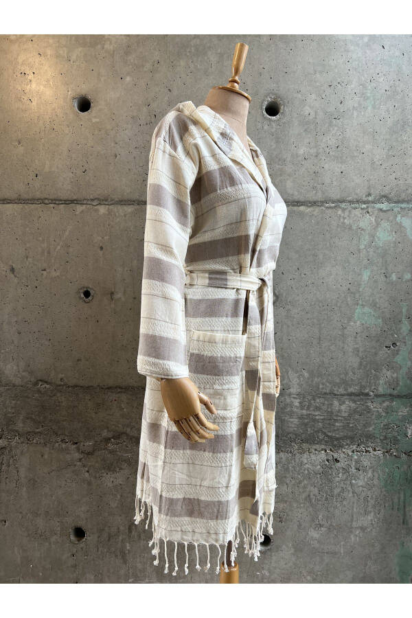 Bergamot Cotton Peshtemal Bathrobe - 2