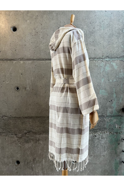 Bergamot Cotton Peshtemal Bathrobe - 3