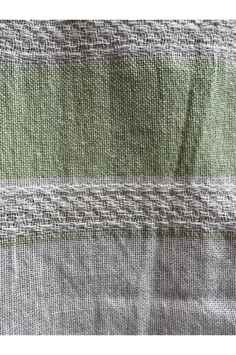 Bergamot Pamuklu Peştamal Bornoz - Yeşil - 6