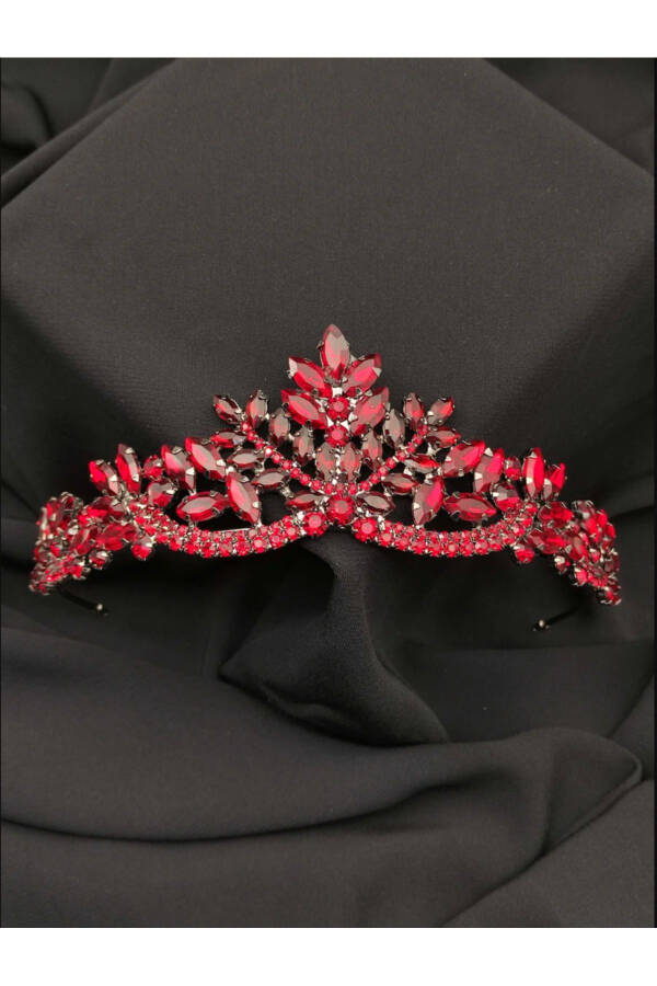 Berlin Crystal Rhinestone Bridal Crown - 1