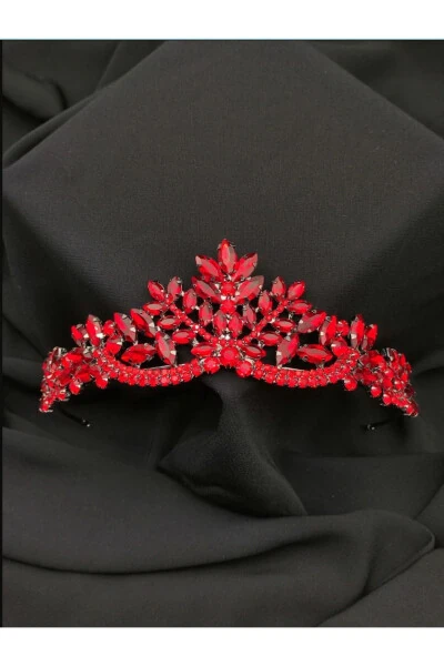 Berlin Crystal Rhinestone Bridal Crown - YAĞIZ BİJUTERİ