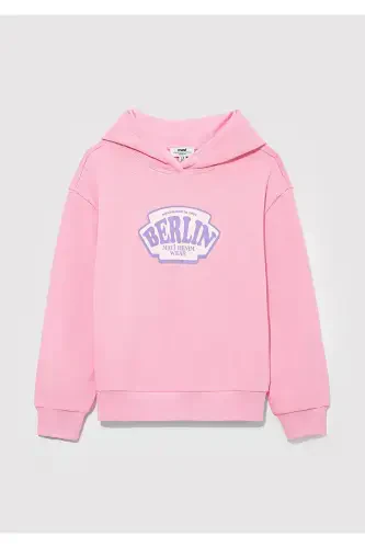 Berlin Printed Pink Sweatshirt - 2