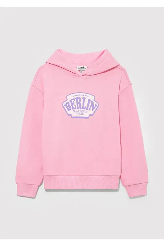 Berlin Printed Pink Sweatshirt - 2