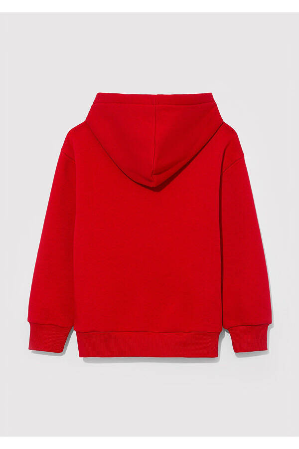 Berlin Printed Red Sweatshirt - 3