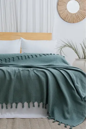 Berlino Çift Kişilik Pike 200x230 cm. Mint-Mint - VIADEN (1)