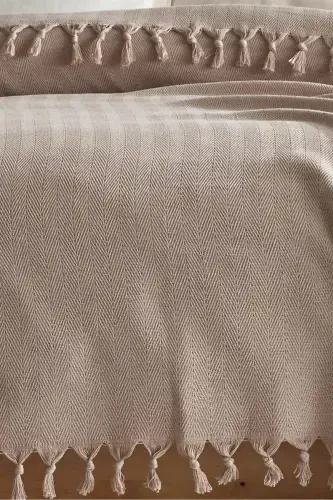 Berlino Double Pique 200x230 Cm-Beige - 3