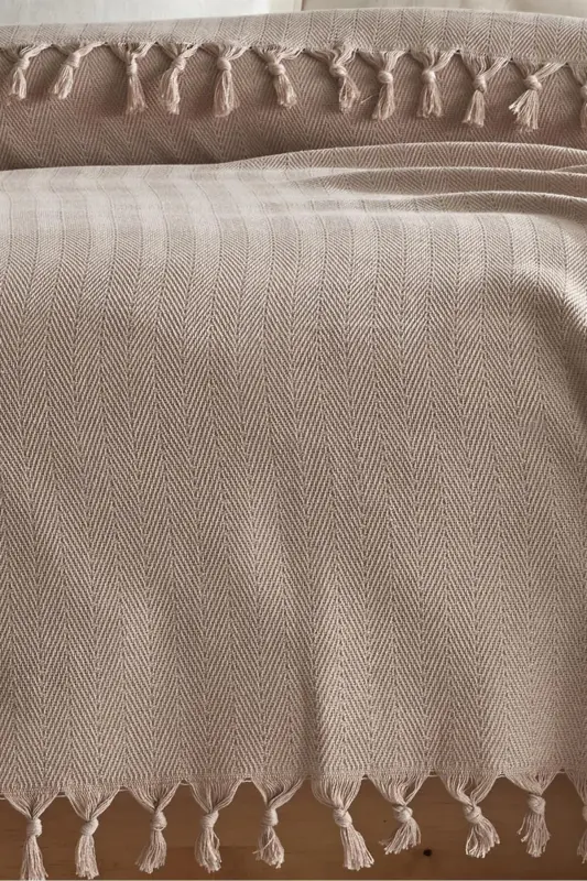 Berlino Double Pique 200x230 Cm-Beige - 3