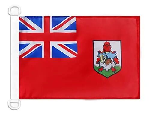 Bermuda Civil Ensign NAUTICAL Flag 18'' x 12'' - Bermudian merchant flags 30 x 45 cm. - Banner 12x18 in for boat - AZ FLAG - AZ FLAG