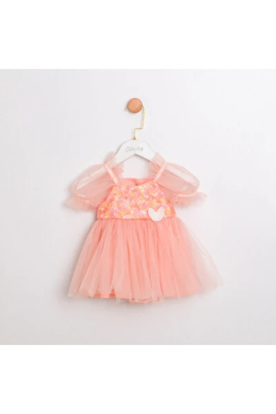 Berry Pul Payetli Kız Bebek Romper - MINISTOK