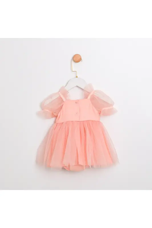 Berry Pul Payetli Kız Bebek Romper - 2