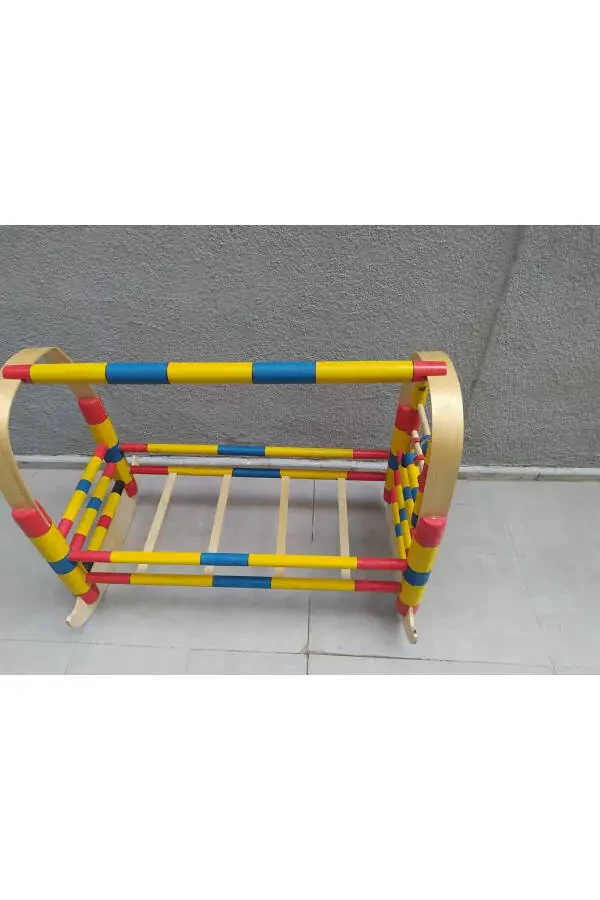 Beshik Bebek 18160 NATÜRE Hamak Yengil Mustahkam Yengil Demontaj Rang Tebranadigan QO'L MEHNATI - 8