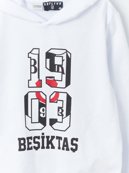 Beşiktaş bosilgan uzun yengli o'g'il bolalar uchun Hoodie - 7