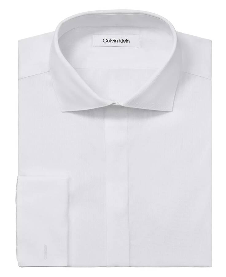 Бесконечный Цвет, Мужская Slim Fit Рубашка WHITE - 3