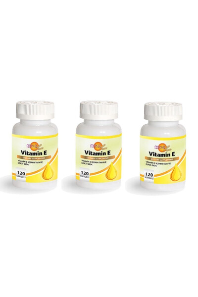 Beslenme Vitamini E 120 Softjel 3 Kutu - 3